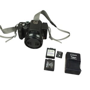 Panasonic LUMIX DMC-FZ20 5.0MP Digital Camera w/ 2 Batteries & Charger 2Gb Card